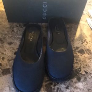 Gucci black flat size 6